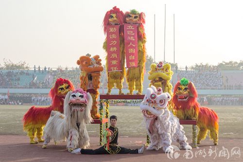 舞狮表演